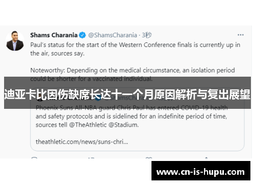 迪亚卡比因伤缺席长达十一个月原因解析与复出展望